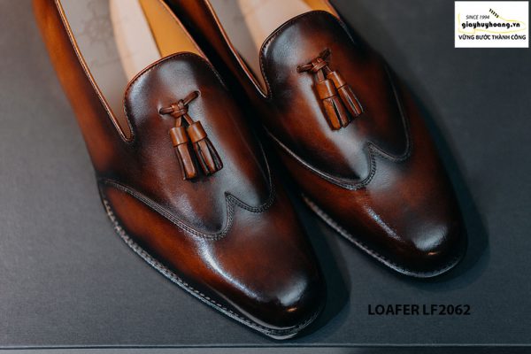 Giày da nam không dây Tassel Loafer LF2062 004