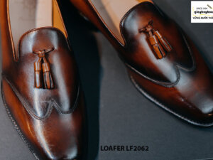 Giày da nam không dây Tassel Loafer LF2062 003