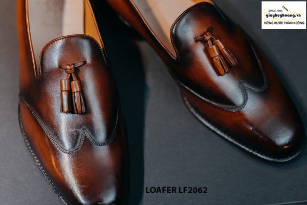 Giày da nam không dây Tassel Loafer LF2062 003