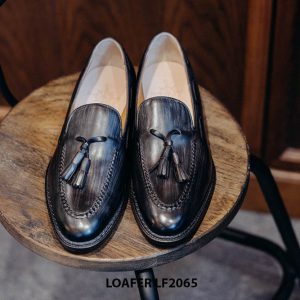 Giày lười nam nam mẫu đẹp Tassel Loafer LF2065 001