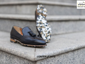 Giày lười da nam Wholecut Tassel Loafer LF2072 004