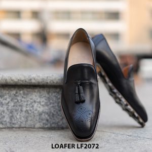 Giày lười da nam Wholecut Tassel Loafer LF2072 002