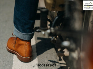 Giày tây nam Boot mũi tròn mạnh mẽ BT2077 005