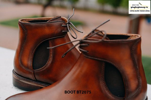 Giày da nam Boot buộc dây thời trang BT2075 004