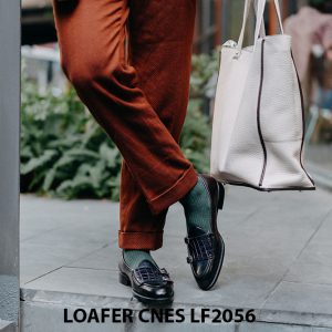 Giày lười nam hai khoá chính hãng Penny Loafer LF2056 003