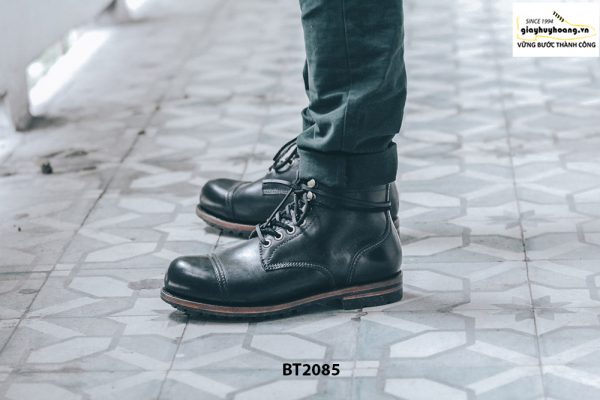 Giày da Boot nam cực đẹp đen trẻ trung BT2085 004