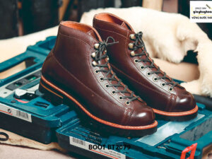 Giày da nam Boot buộc dây chính hãng BT2079 001