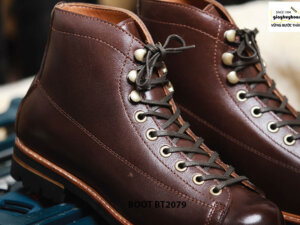 Giày da nam Boot buộc dây chính hãng BT2079 002