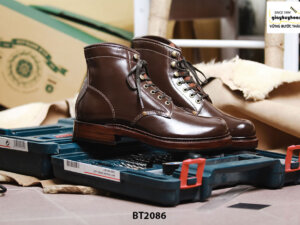 Giày da Boot nam cột dây thời trang BT2086 004