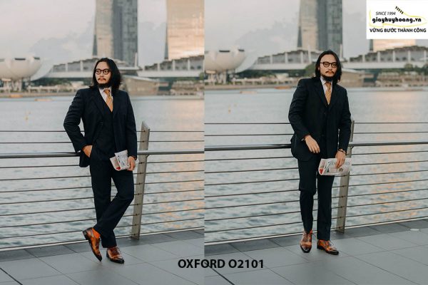 Giày da nam vô cùng thời trang tuyệt đẹp Oxford O2101 005