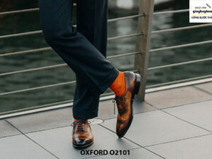 Giày da nam vô cùng thời trang tuyệt đẹp Oxford O2101 001