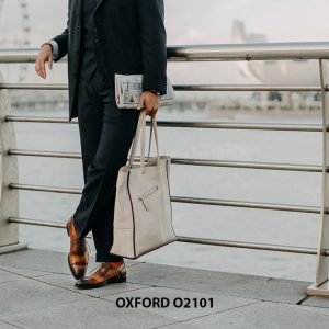 Giày da nam vô cùng thời trang tuyệt đẹp Oxford O2101 004