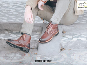 Giày tây lacenam Boot cột dây BT2081 004