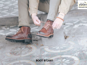 Giày tây lacenam Boot cột dây BT2081 003