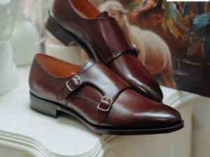 Giày da nam dáng đẹp Double Monkstrap MT2059 005