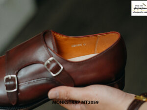 Giày da nam dáng đẹp Double Monkstrap MT2059 004