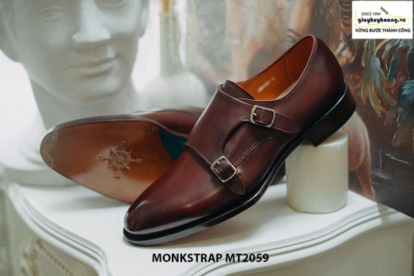 Giày da nam dáng đẹp Double Monkstrap MT2059 002