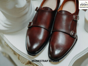 Giày da nam dáng đẹp Double Monkstrap MT2059 001
