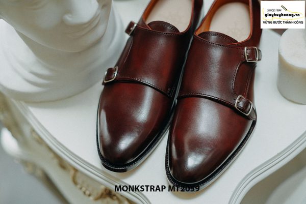 Giày da nam dáng đẹp Double Monkstrap MT2059 001