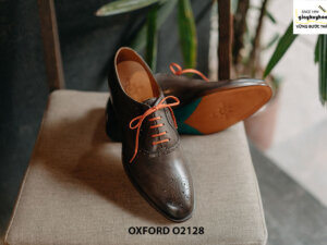 Giày tây nam màu da đẹp Oxford O2128 002