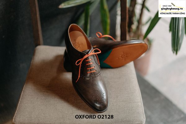 Giày tây nam màu da đẹp Oxford O2128 002