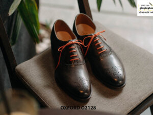 Giày tây nam màu da đẹp Oxford O2128 001