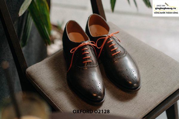Giày tây nam màu da đẹp Oxford O2128 001