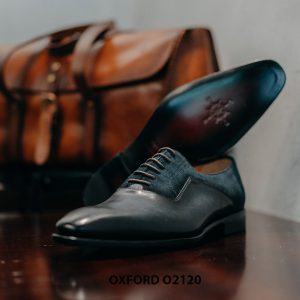 Giày da nam thủ công cao cấp công sở Oxford O2120 003