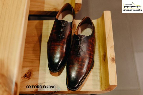 Giày buộc dây nam đẹp chỉ từ 1 miếng da Oxford Wholecut O2090 007
