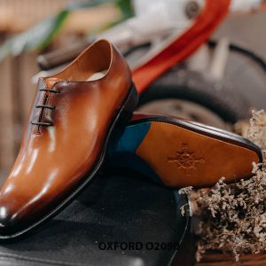 Giày buộc dây nam đẹp chỉ từ 1 miếng da Oxford Wholecut O2090 003