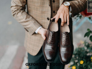 Giày da nam hàng hiệu Việt Nam Oxford O2070 002