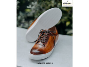 Giày da nam đánh Patina đẹp Sneaker SK2029 003