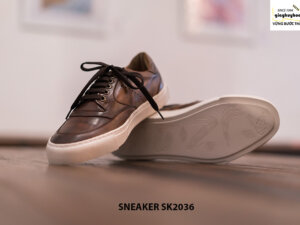 Giày da nam làm từ thủ công Sneaker SK2036 004