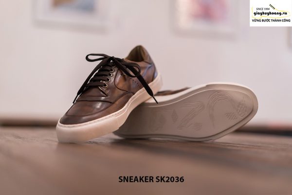 Giày da nam làm từ thủ công Sneaker SK2036 004