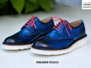 Giày da nam cao cấp hàng hiệu Sneaker SK2021 001