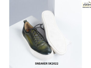 Giày da nam đế bằng có khâu chỉ bền bỉ Sneaker SK2022 004