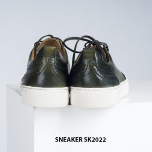 Giày da nam đế bằng có khâu chỉ bền bỉ Sneaker SK2022 003