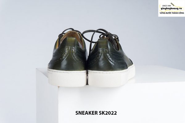 Giày da nam đế bằng có khâu chỉ bền bỉ Sneaker SK2022 003