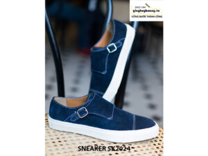 Giày sneaker nam đế bằng da lộn SK2024 004