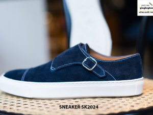 Giày sneaker nam đế bằng da lộn SK2024 002
