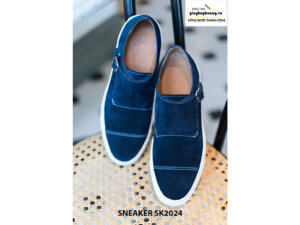 Giày sneaker nam đế bằng da lộn SK2024 001