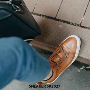 Giày da nam đế bằng thời trang cao cấp Sneaker SK2027 003