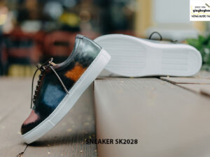 Giày da nam mũi tròn thời trang Sneaker SK2028 003