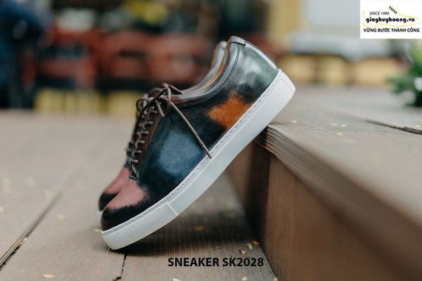 Giày da nam mũi tròn thời trang Sneaker SK2028 002