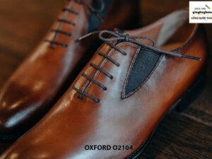 Giày da nam dây giả chính hãng Oxford O2104 007