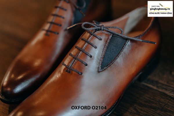 Giày da nam dây giả chính hãng Oxford O2104 007