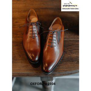 Giày da nam dây giả chính hãng Oxford O2104 005