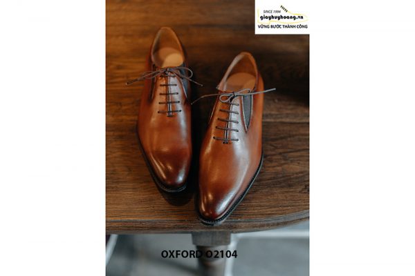 Giày da nam dây giả chính hãng Oxford O2104 005