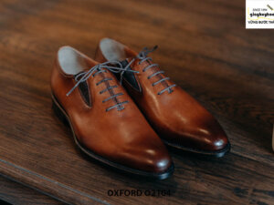 Giày da nam dây giả chính hãng Oxford O2104 001