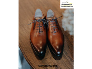 Giày da nam dây giả chính hãng Oxford O2104 003